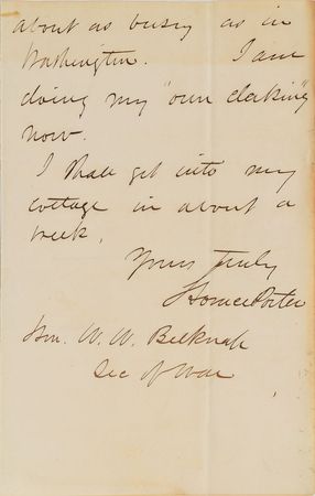 Lot #148 U. S. Grant: Horace Porter Handwritten Letter Signed - Image 3
