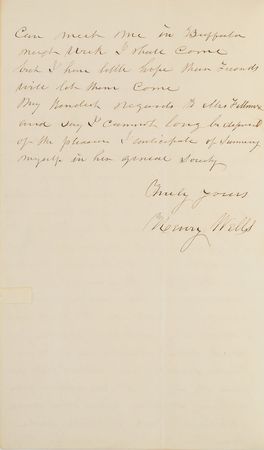 Lot #205 Henry Wells: The American Express founder writes to President Millard Fillmore - Image 2