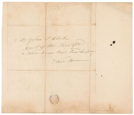 Lot #12 Samuel Colt: Early 1838 Colt autograph letter—three years after his invention of the revolver - Image 2