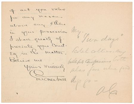 Lot #193 Andrew Carnegie Signed Note - Image 1