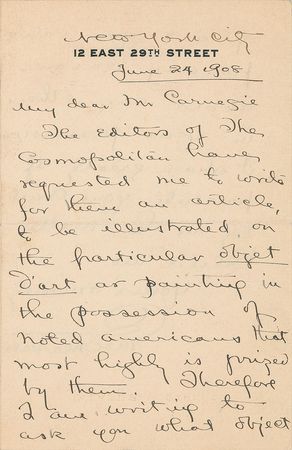 Lot #193 Andrew Carnegie Signed Note - Image 2