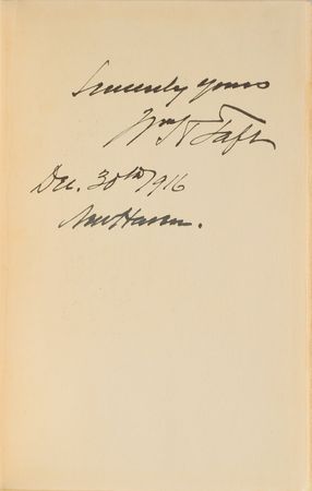 Lot #115 William H. Taft Book - Image 1