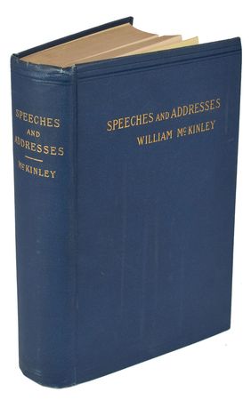 Lot #110 William McKinley: Impressive uninscribed volume of McKinley's speeches and addresses - Image 3