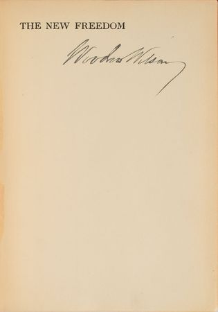 Lot #118 Woodrow Wilson Book - Image 1