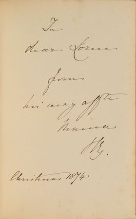 Lot #230 Queen Victoria: Inscribed to her majesty's son-in-law, the Marquess of Lorne - Image 1