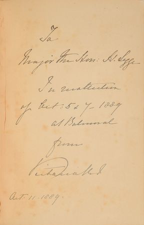 Lot #231 Queen Victoria Book - Image 1