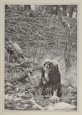 Lot #1117 Bernie Wrightson Signed Limited Edition Portfolio - Image 7