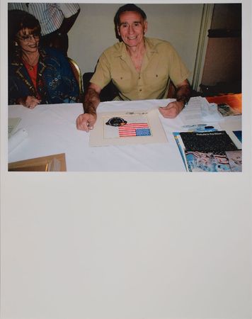 Lot #8304  Apollo 7 Flown Flag Signed by Cunningham and Schirra - Image 4