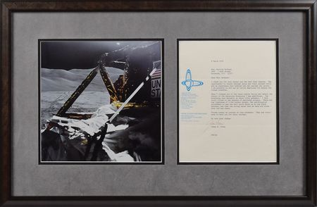 Lot #8400 Jim Irwin Typed Letter Signed  - Image 1