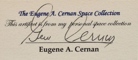 Lot #8442 Gene Cernan's Apollo 17 Crew-Signed Oversized Photograph - Image 2