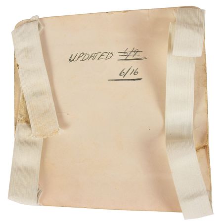 Lot #8006  Apollo 11 LMP Wrist Checklist Crew Training Prototype - Image 3