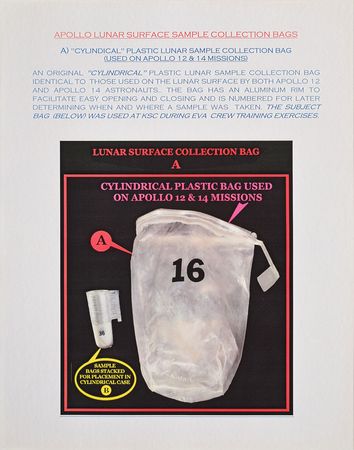 Lot #8113  Apollo Training-Used Pair of Lunar Surface Sample Collection Bags - Image 11