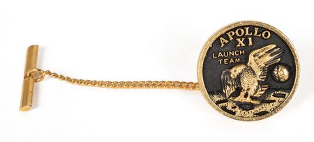 Lot #8007  Apollo 11 Flown Tie Tack - Image 1