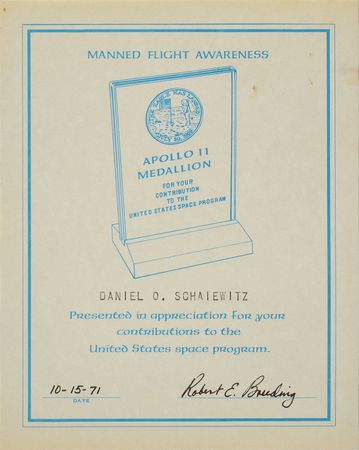 Lot #8007  Apollo 11 Flown Tie Tack - Image 19