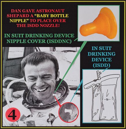 Lot #8061  Apollo 14: Alan Shepard's Flown 'Gag Gift' Baby Bottle Nipple - Image 2