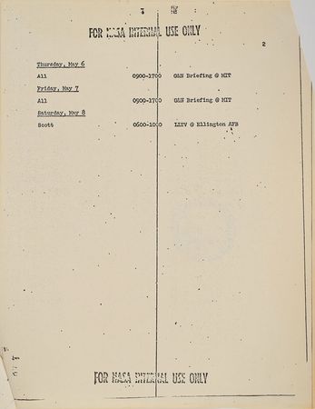 Lot #8116  Apollo Astronaut Collection of Schedules - Image 8