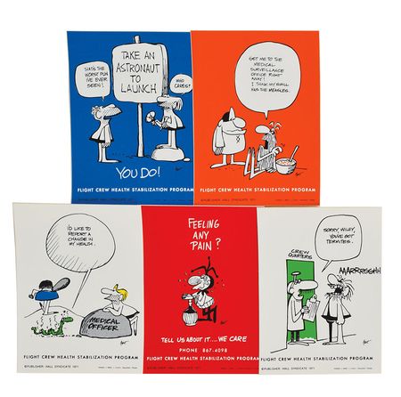 Lot #8118  Flight Crew Health Stabilization Program Collection of Posters and Manuals - Image 3