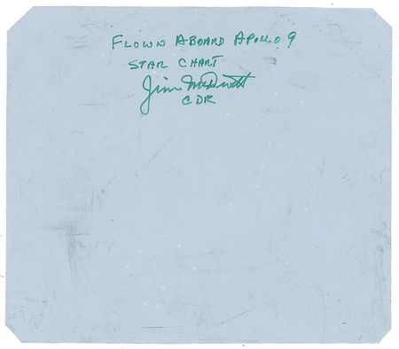 Lot #8312 Jim McDivitt's Apollo 9 Flown Star Chart - Image 2