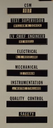 Lot #8322  Apollo 11 Launch Control Center Assignment Board - Image 3