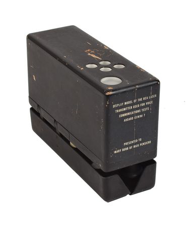 Lot #8221  Gemini 7 Laser Transmitter Prototype Model - Image 1
