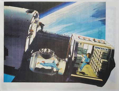 Lot #8497  Spacehab Large Name Panel - Image 5