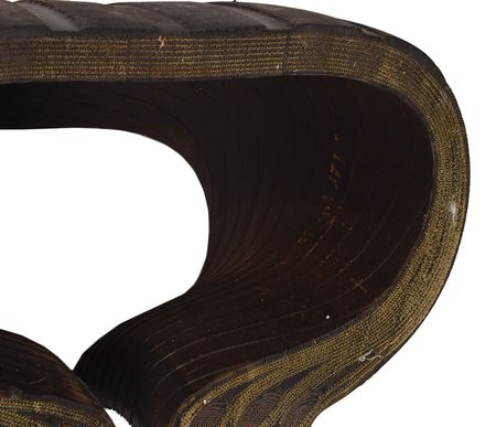 Lot #8479  Shuttle Orbiter Flown Main Gear Tire Segment - Image 3