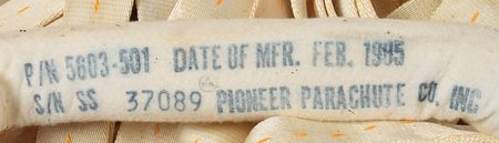 Lot #8489  Shuttle SRB Parachute Suspension Lines - Image 2