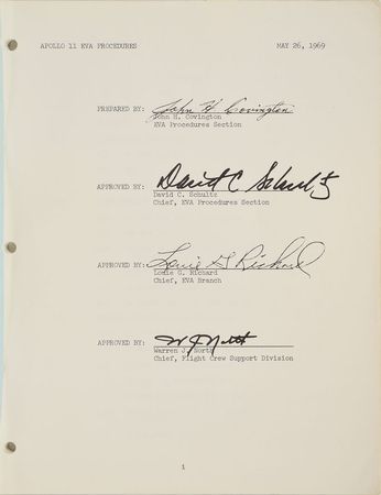 Lot #8011  Apollo 11 Final EVA Procedures Manual - Image 2