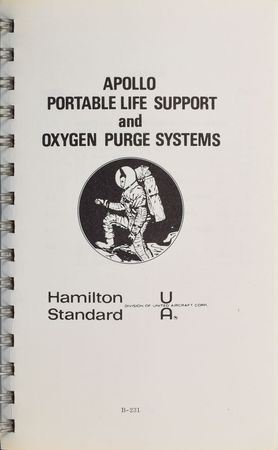 Lot #8123  Apollo Set of (3) Portable Life Support and Oxygen Purge Systems Manuals - Image 1