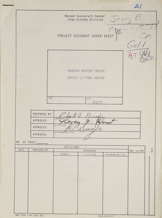 Lot #8053  Apollo 13 Final Report - Image 1
