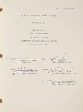Lot #8125  CSM/LM Spacecraft Operational Data Book Manual - Image 2