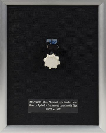 Lot #8311 Jim McDivitt's Apollo 9 Flown Lunar Module COAS Bracket - Image 1