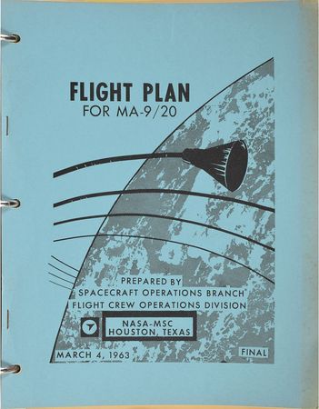Lot #6249 MA-9: Gene Kranz's Mission-Used Project Book - Image 13