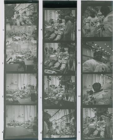 Lot #8104  Apollo 17 Pair of Original Photo Contact Sheets - Image 1