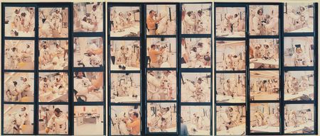 Lot #8128  Apollo Suit Testing Set of (3) Original Photo Contact Sheets - Image 1