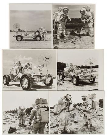 Lot #8105  Apollo 17 Set of (6) Original Vintage Photographs - Image 1