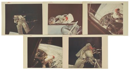 Lot #8002  Apollo 9 Set of (5) Original Vintage Photographs - Image 1