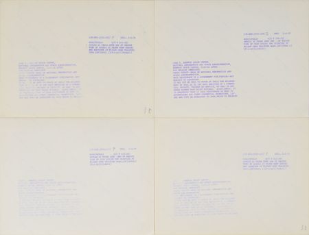 Lot #8092  Apollo 16 Set of (4) Original Vintage Photographs - Image 2