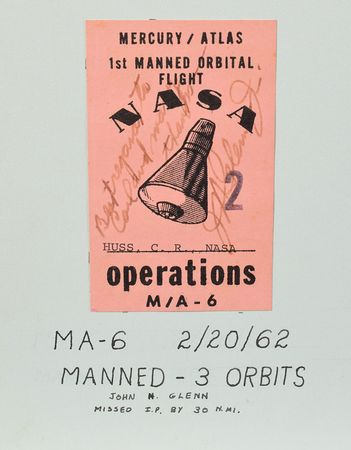 Lot #8216  Mercury 7 Signed Badge Display - Image 3