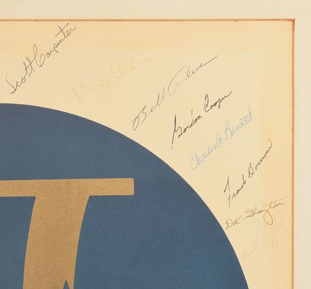 Lot #8224  Gemini Lithograph Signed By (30) Group 1, 2, and 3 Astronauts - Image 3