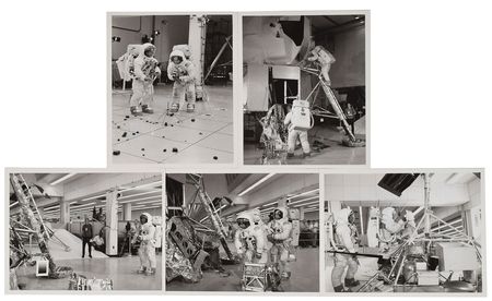 Lot #8049  Apollo 12 Set of (5) Original Vintage Photographs - Image 1