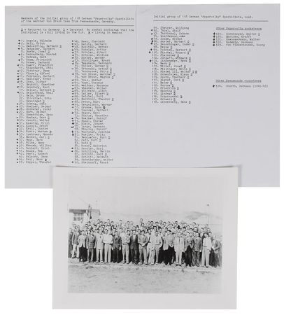 Lot #8160  Early Rocket Pioneer Signatures from the Original Wernher von Braun Rocket Development Team of the German V-2 and US Saturn Moon Rocket - Image 4