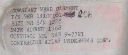 Lot #8336  Buzz Aldrin's Constant Wear Garment - Image 2