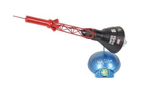 Lot #8237  Mercury Model Signed by Wally Schirra - Image 1