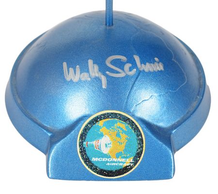 Lot #8237  Mercury Model Signed by Wally Schirra - Image 2