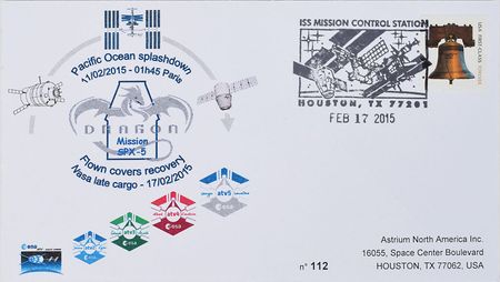 Lot #8467  ISS Flown Cover - Image 1