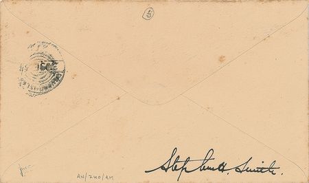 Lot #8174 Stephen Smith Signed 1934 Rocketmail Cover - Image 2