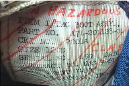 Lot #8358  Apollo A7L Training Boot Presented by Charles Conrad - Image 5