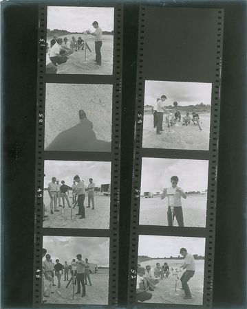 Lot #8109  Apollo 17 Back-Up Crew Pair of Original Photo Contact Sheets - Image 1
