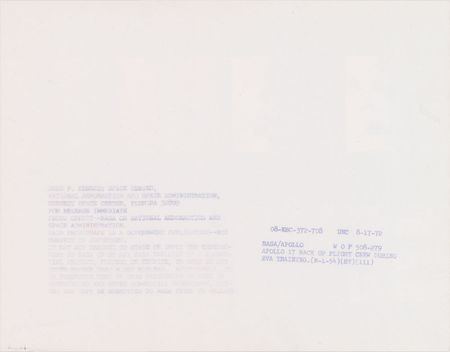 Lot #8109  Apollo 17 Back-Up Crew Pair of Original Photo Contact Sheets - Image 4